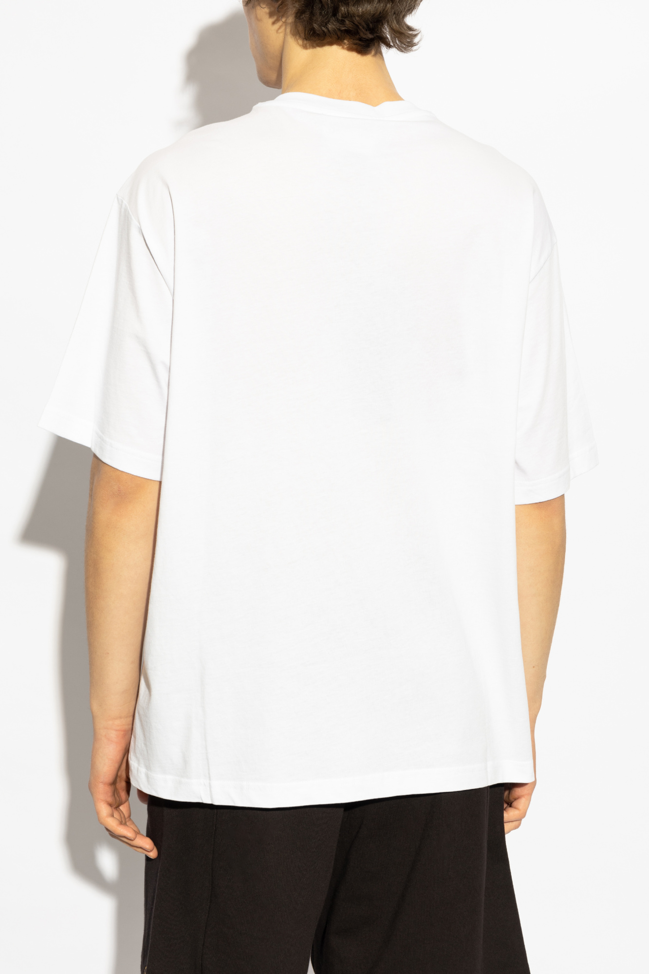 関税込☆VERSACE☆コンパクトコットンジャージーTシャツ345 レギュラーフィット Tシャツ ロゴ | VERSACE JP